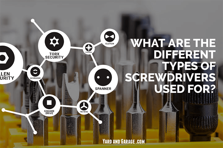 types of screwdrivers pictures